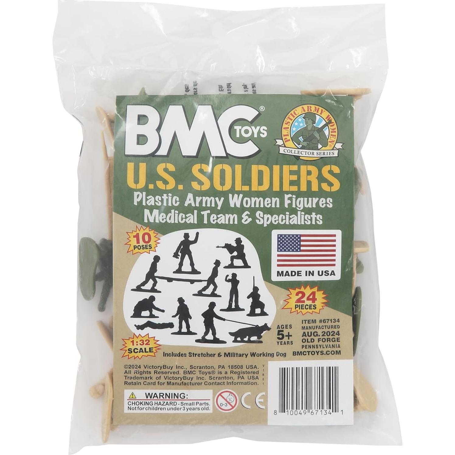 Figuras de Soldados Femeninos Médicos BMC 24pc 1:32