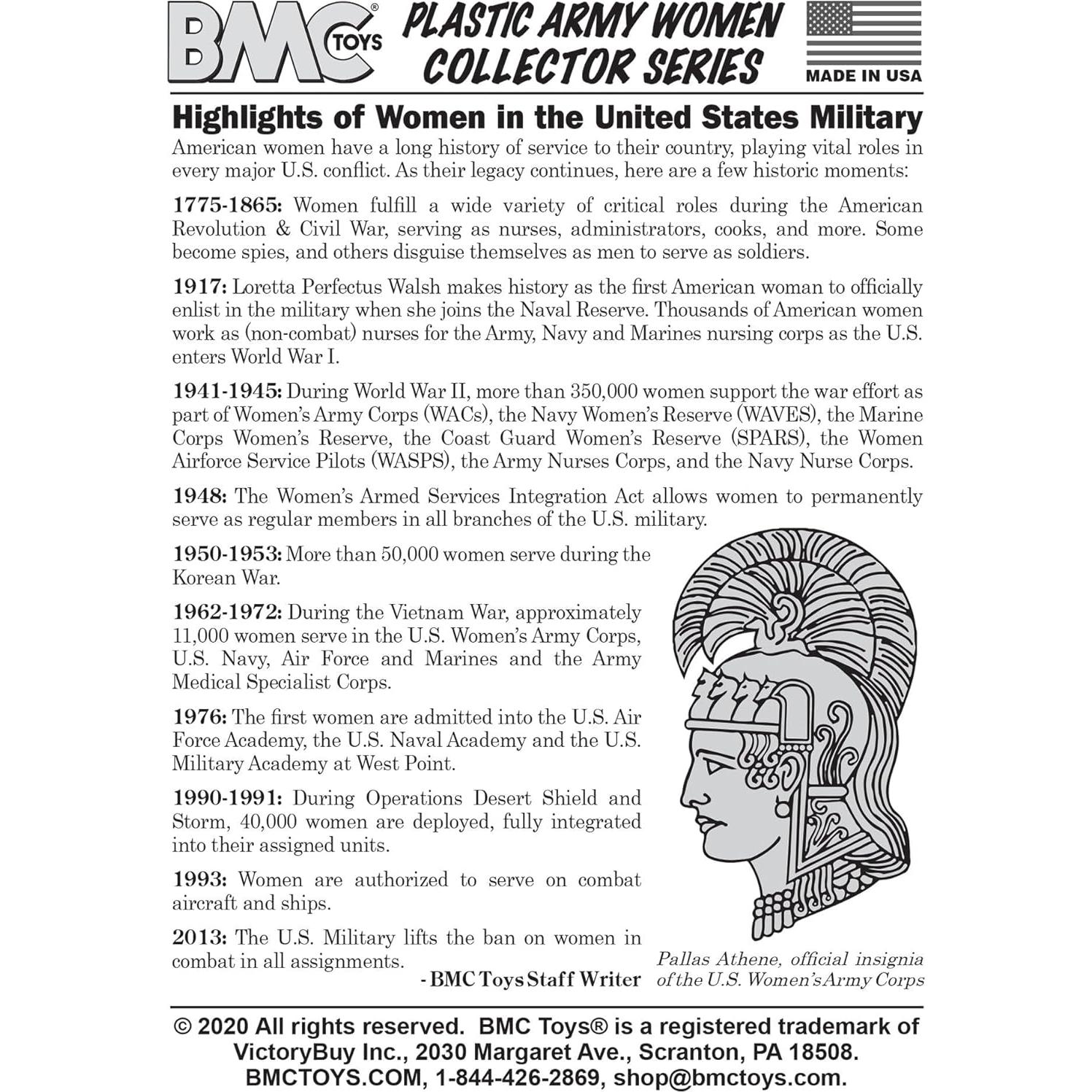 Figuras de Soldados Femeninos Médicos BMC 24pc 1:32