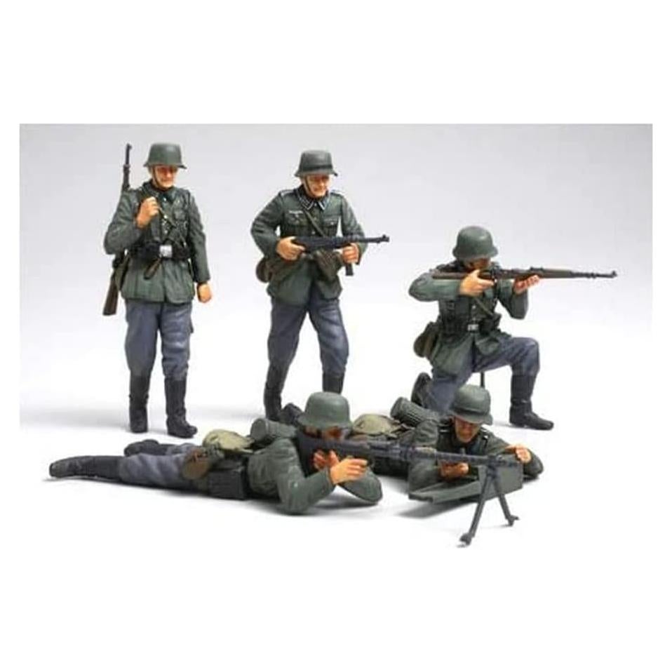 Figuras de Infantería Alemana Tamiya 1:35 WWII Francia (5)