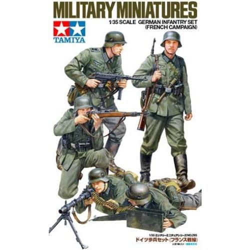 Figuras de Infantería Alemana Tamiya 1:35 WWII Francia (5)