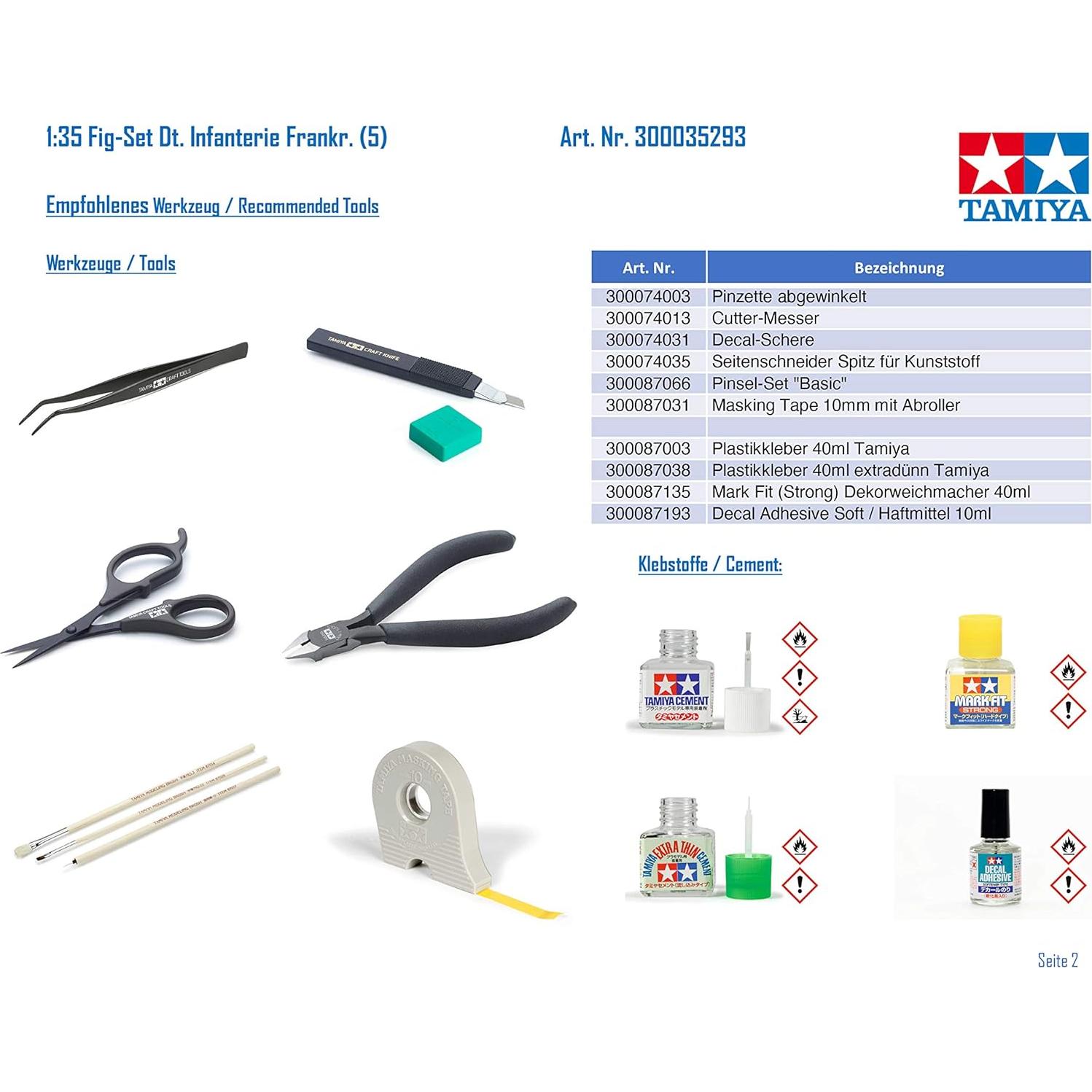 Figuras de Infantería Alemana Tamiya 1:35 WWII Francia (5)
