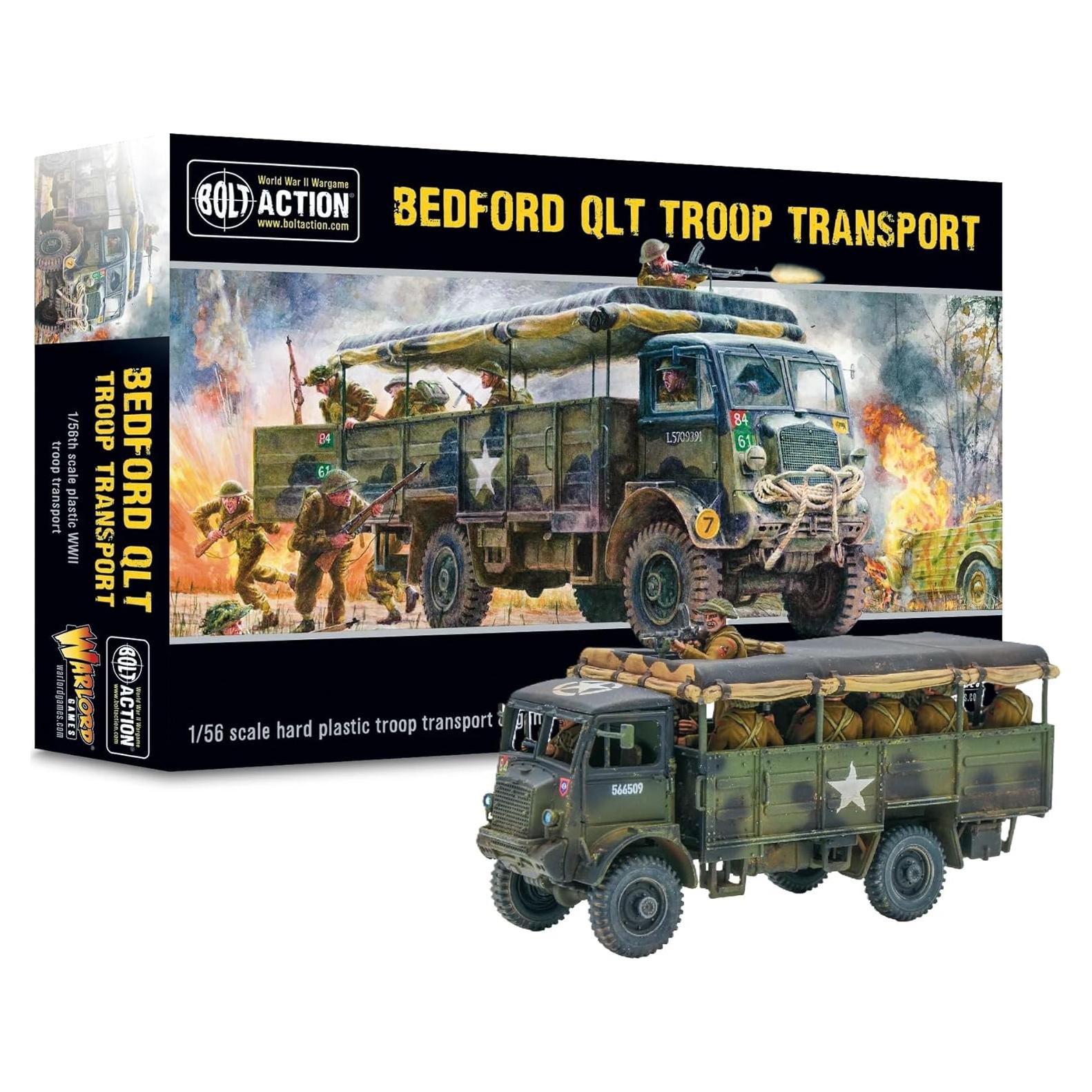 Camión Bedford QLT Warlord Games 1:56 Miniatura Sin Pintar