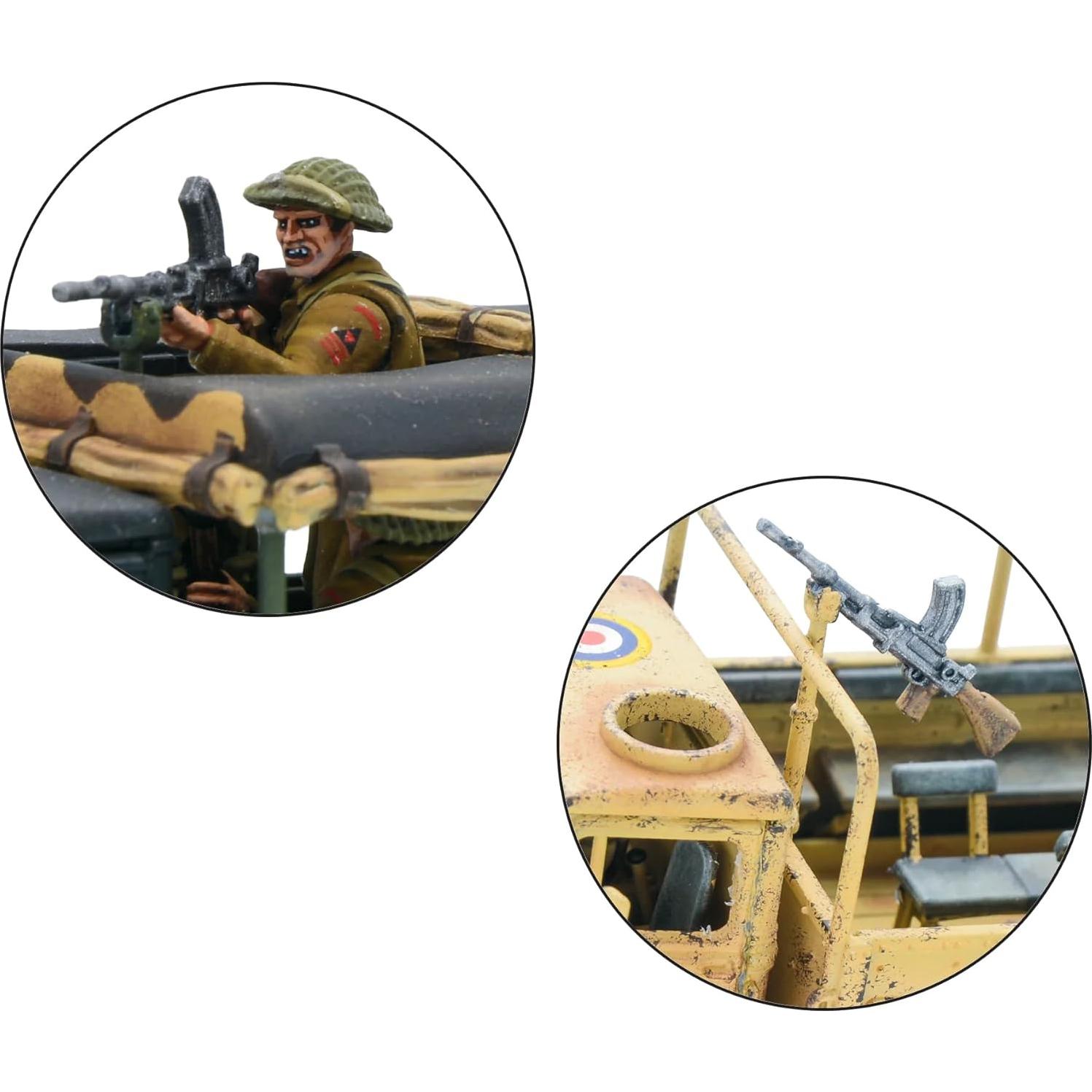 Camión Bedford QLT Warlord Games 1:56 Miniatura Sin Pintar