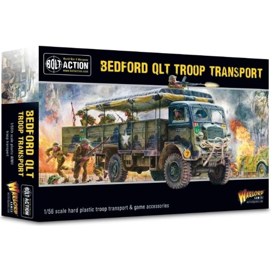 Camión Bedford QLT Warlord Games 1:56 Miniatura Sin Pintar