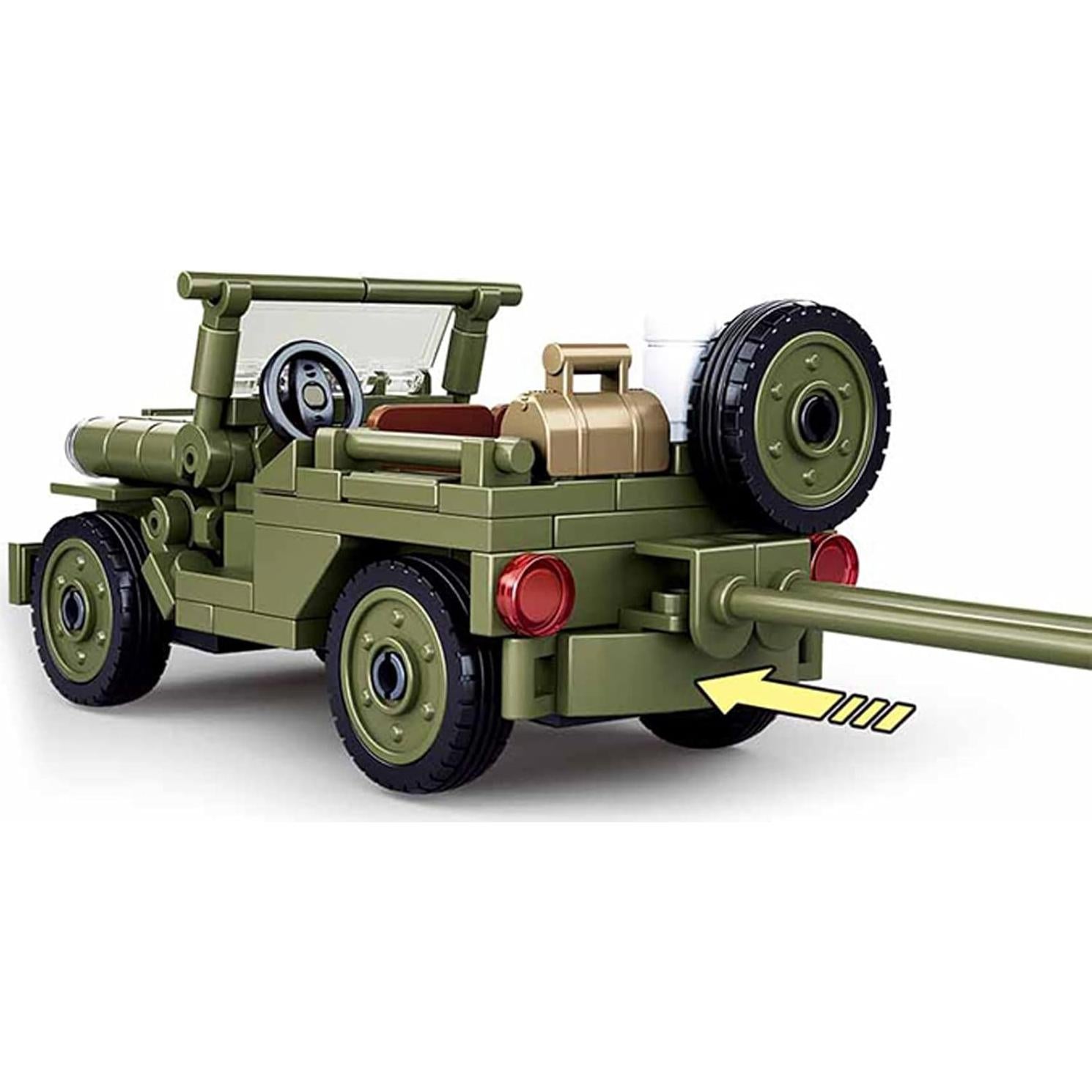 Set de Construcción Embarcación Desembarco Militar WW2 Hhohio 325 Piezas