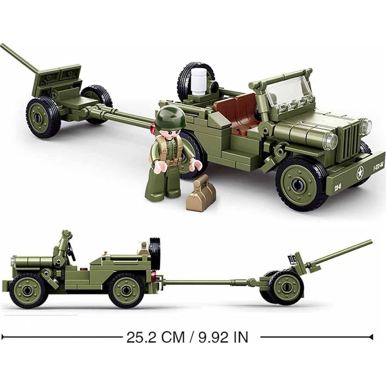 Set de Construcción Embarcación Desembarco Militar WW2 Hhohio 325 Piezas
