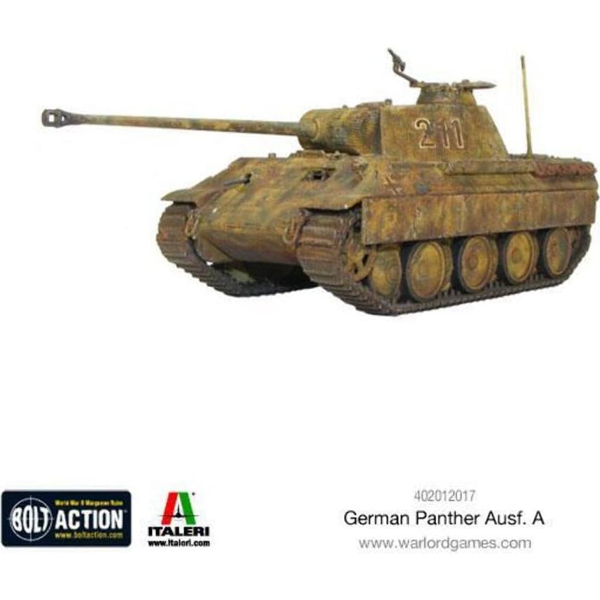 Tanque Medio Panther AUSF A 1:56 Warlord Miniatura Pintable