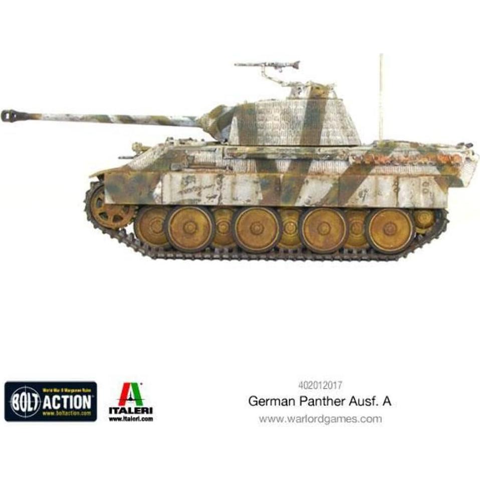 Tanque Medio Panther AUSF A 1:56 Warlord Miniatura Pintable