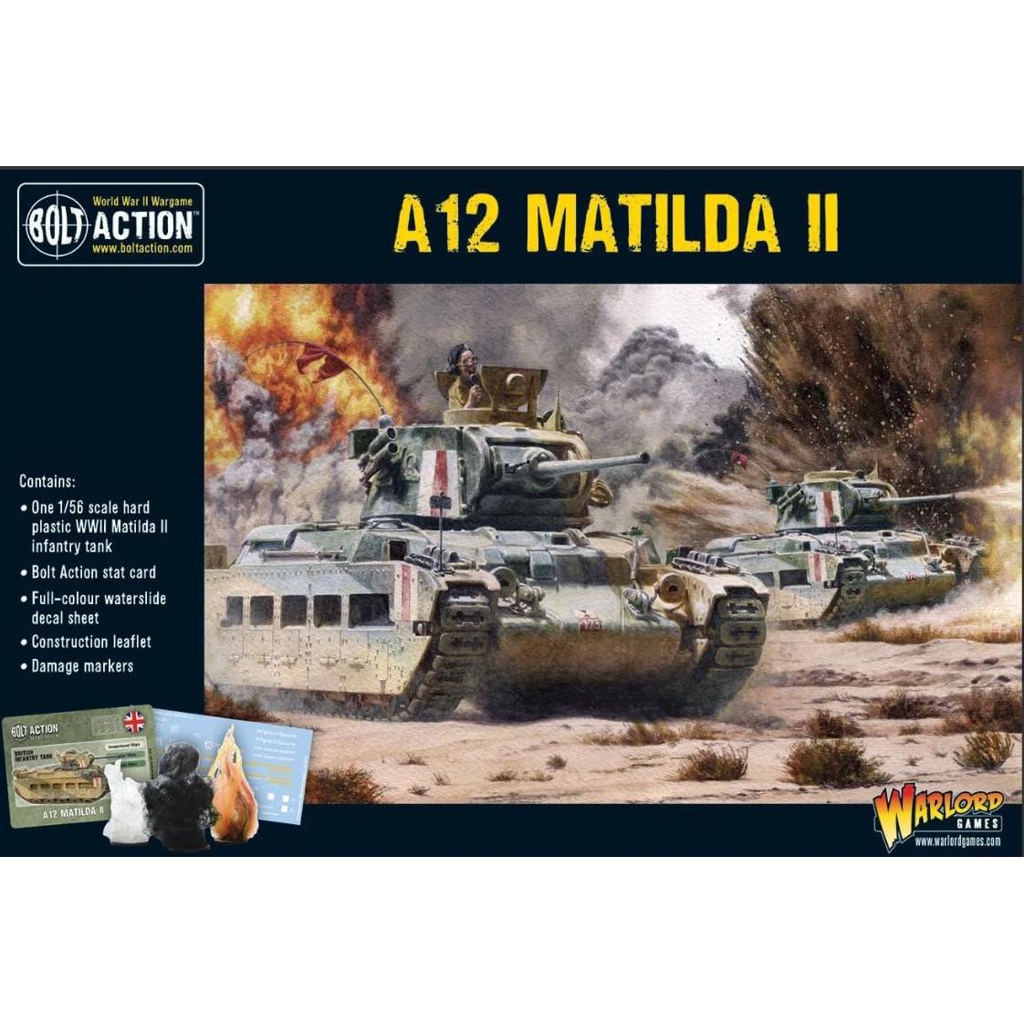 Tanque Matilda II 1:56 Warlord Games - Miniaturas Pintables