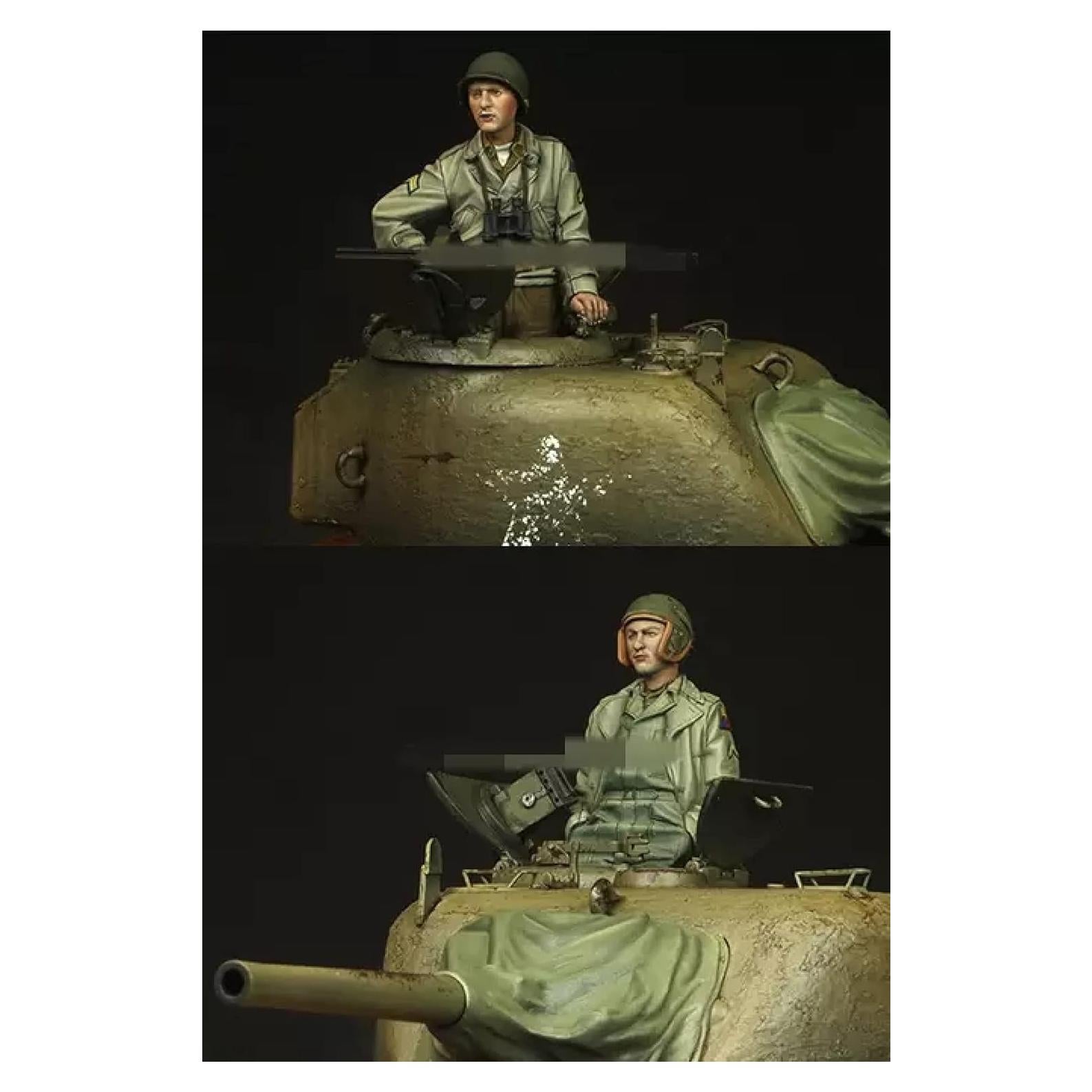 Miniatura Soldado de Resina 1/35 Risjc EE. UU. Sin Pintar