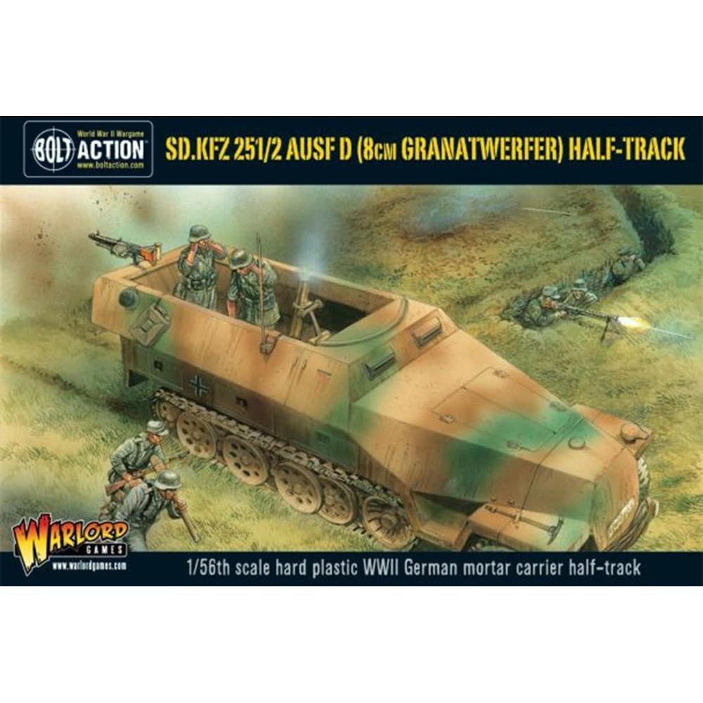Miniatura Warlord Sd Kfz 251/2 Ausf D 1:56 Sin Pintar