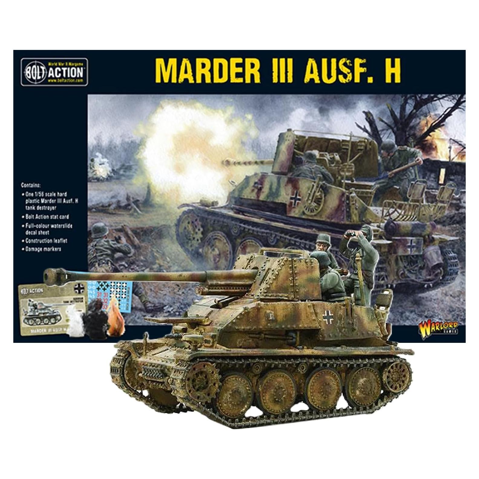 Tanque Marder III Ausf. H 1:56 Warlord Games - Miniatura Pintable