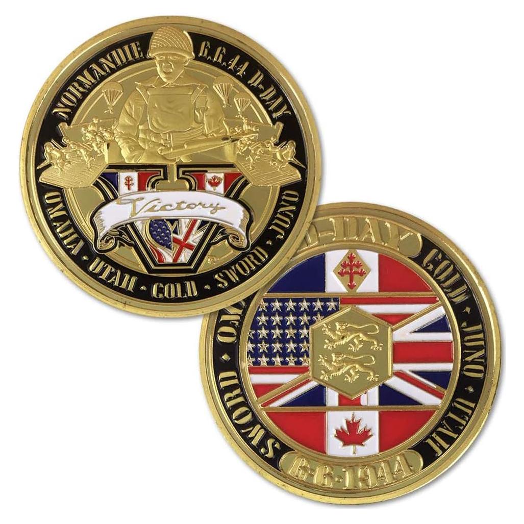 Moneda Conmemorativa Segunda Guerra Mundial Glamtune 40x3mm