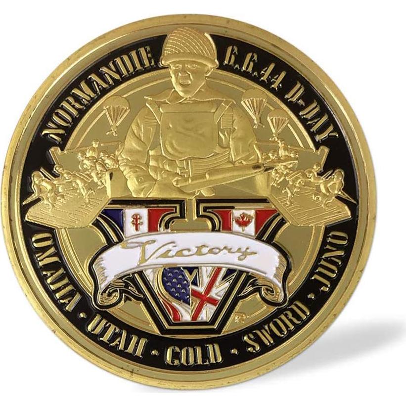 Moneda Conmemorativa Segunda Guerra Mundial Glamtune 40x3mm