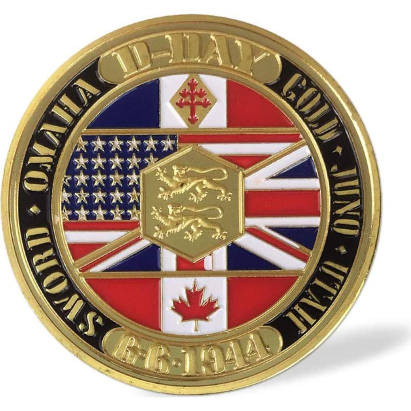 Moneda Conmemorativa Segunda Guerra Mundial Glamtune 40x3mm