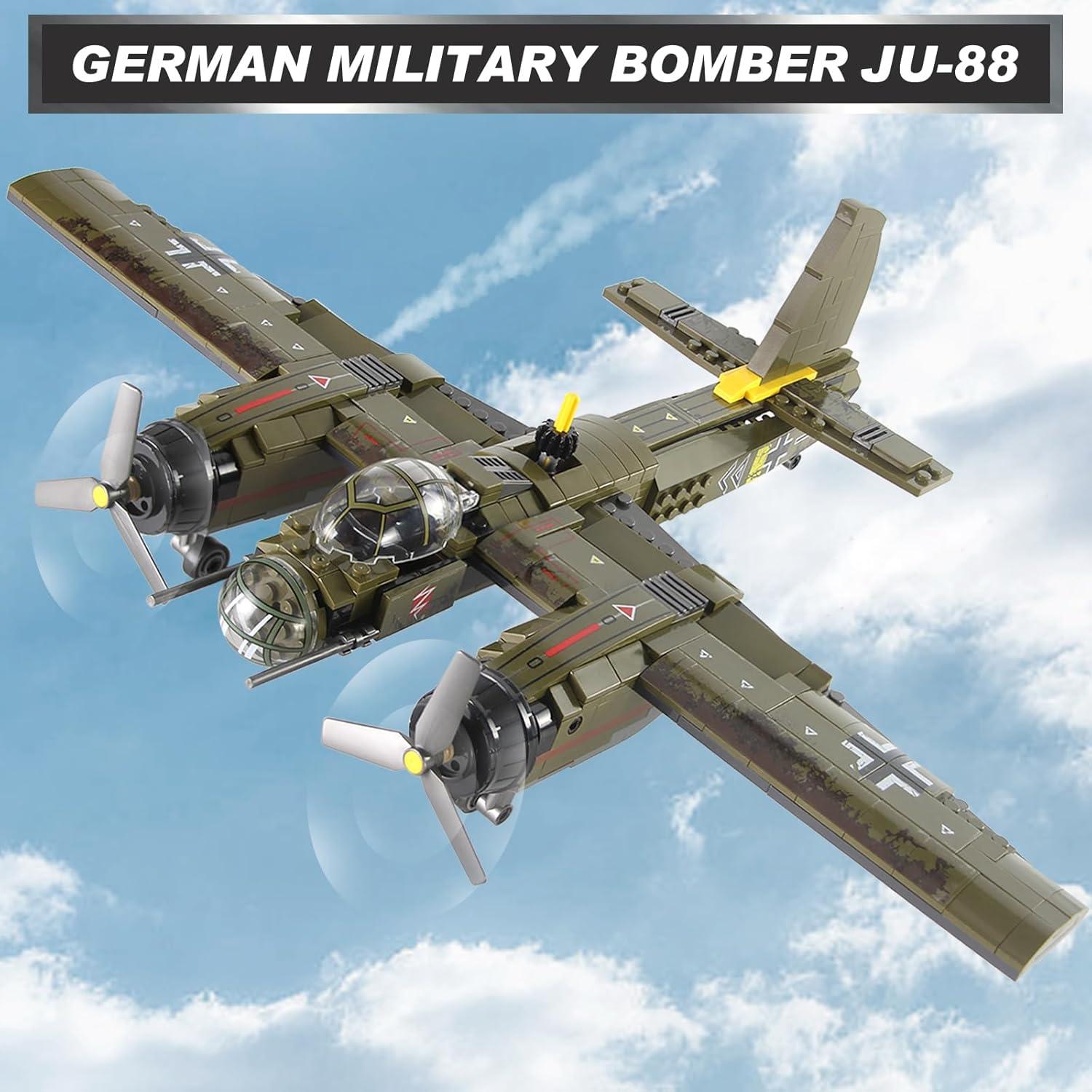Kit de Construcción Feleph JU-88 559 Piezas Militar