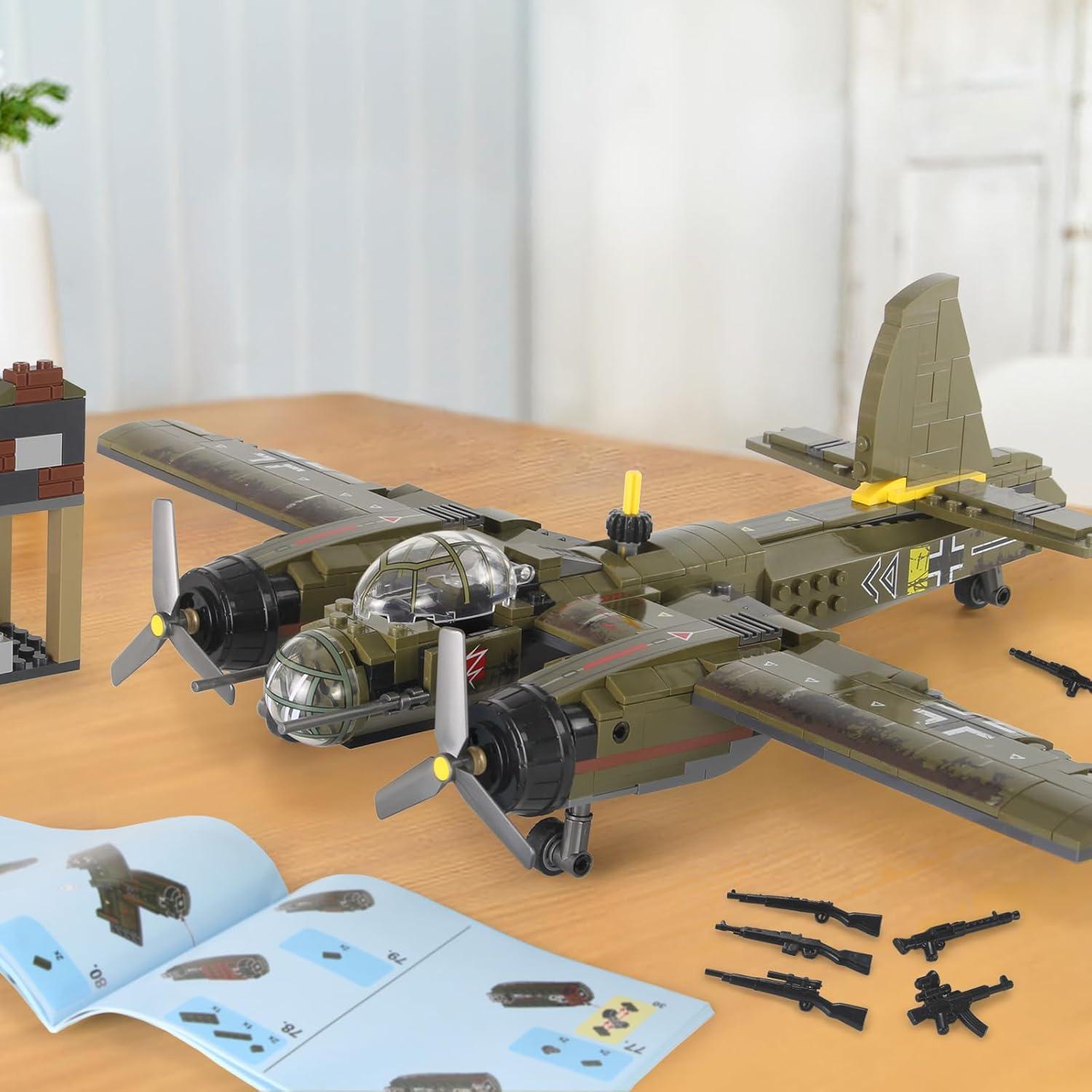 Kit de Construcción Feleph JU-88 559 Piezas Militar