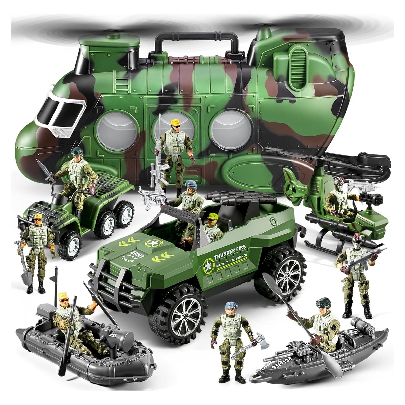 Conjunto 56-en-1 Juguetes de Soldados JASSKKBO para Niños