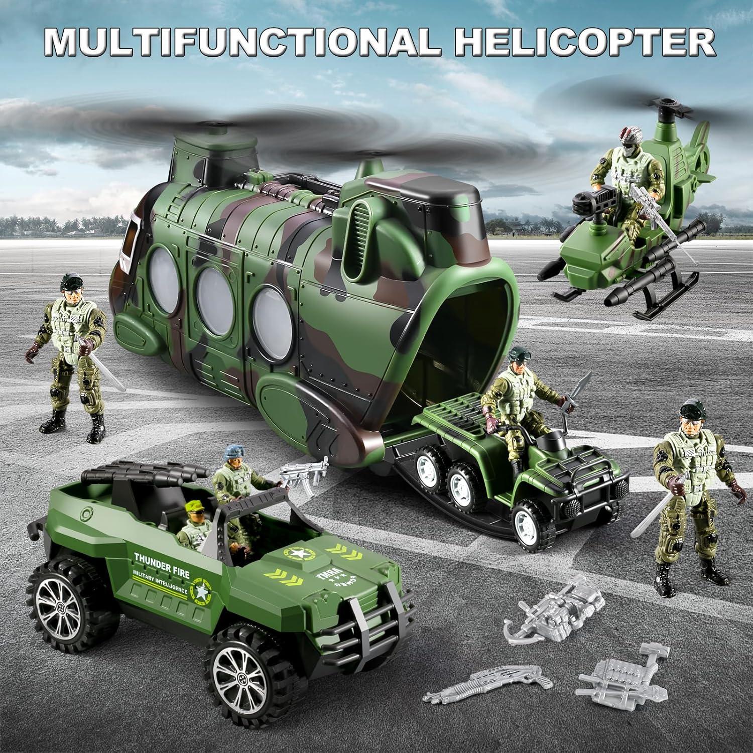 Conjunto 56-en-1 Juguetes de Soldados JASSKKBO para Niños