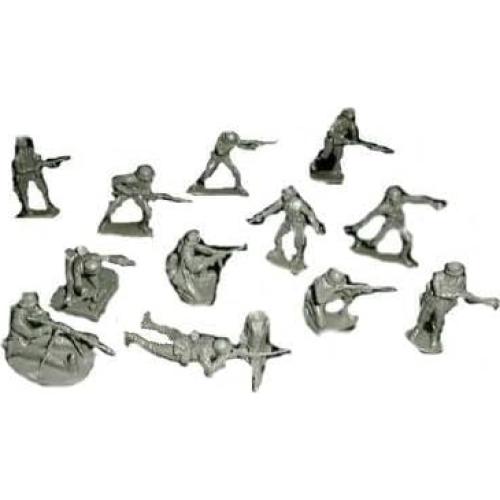 Soldados de Juguete Clásicos Infantería Alemana WWII 12 Figuras