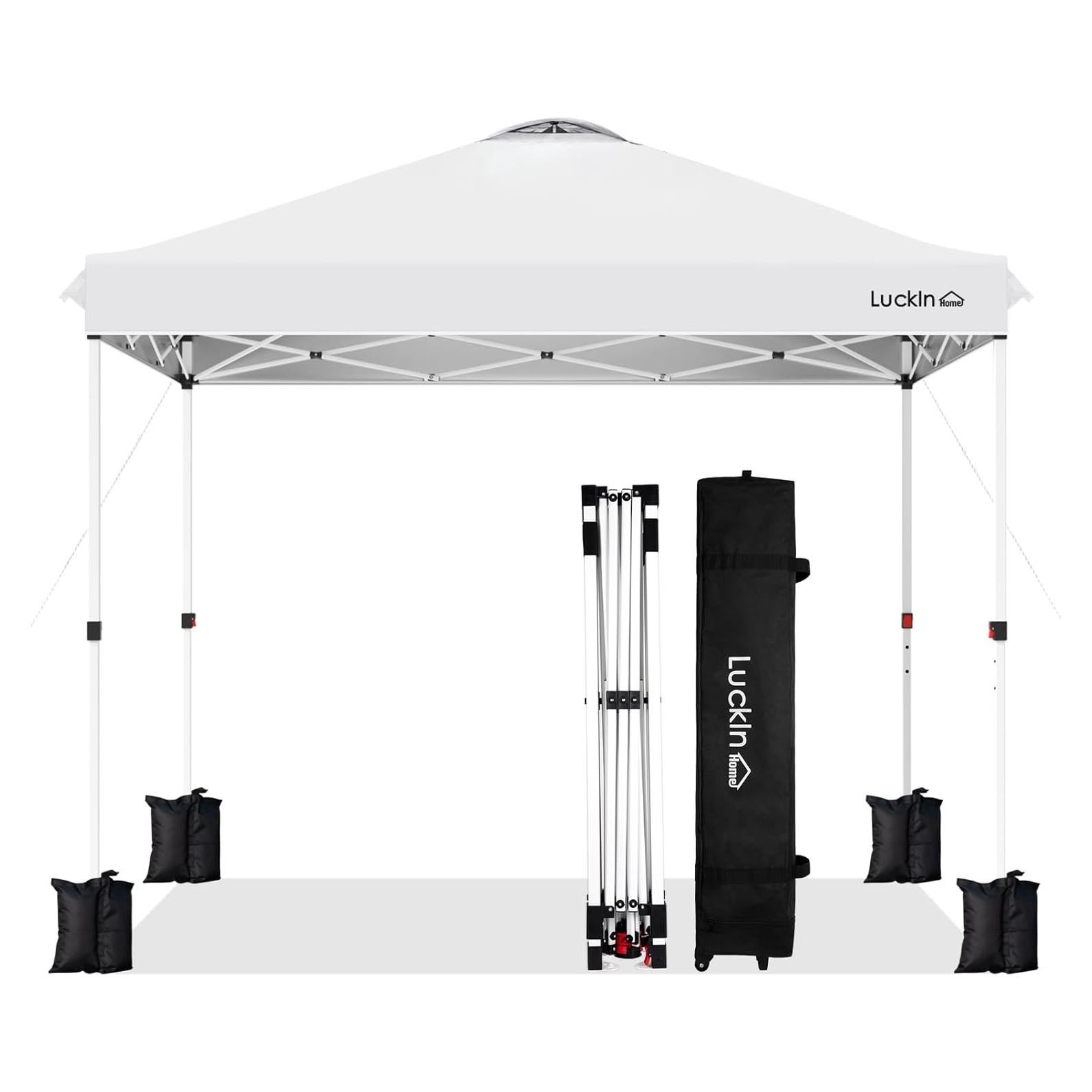 Carpa Plegable LuckIn 3x3m Resistente UV 50+ para Eventos