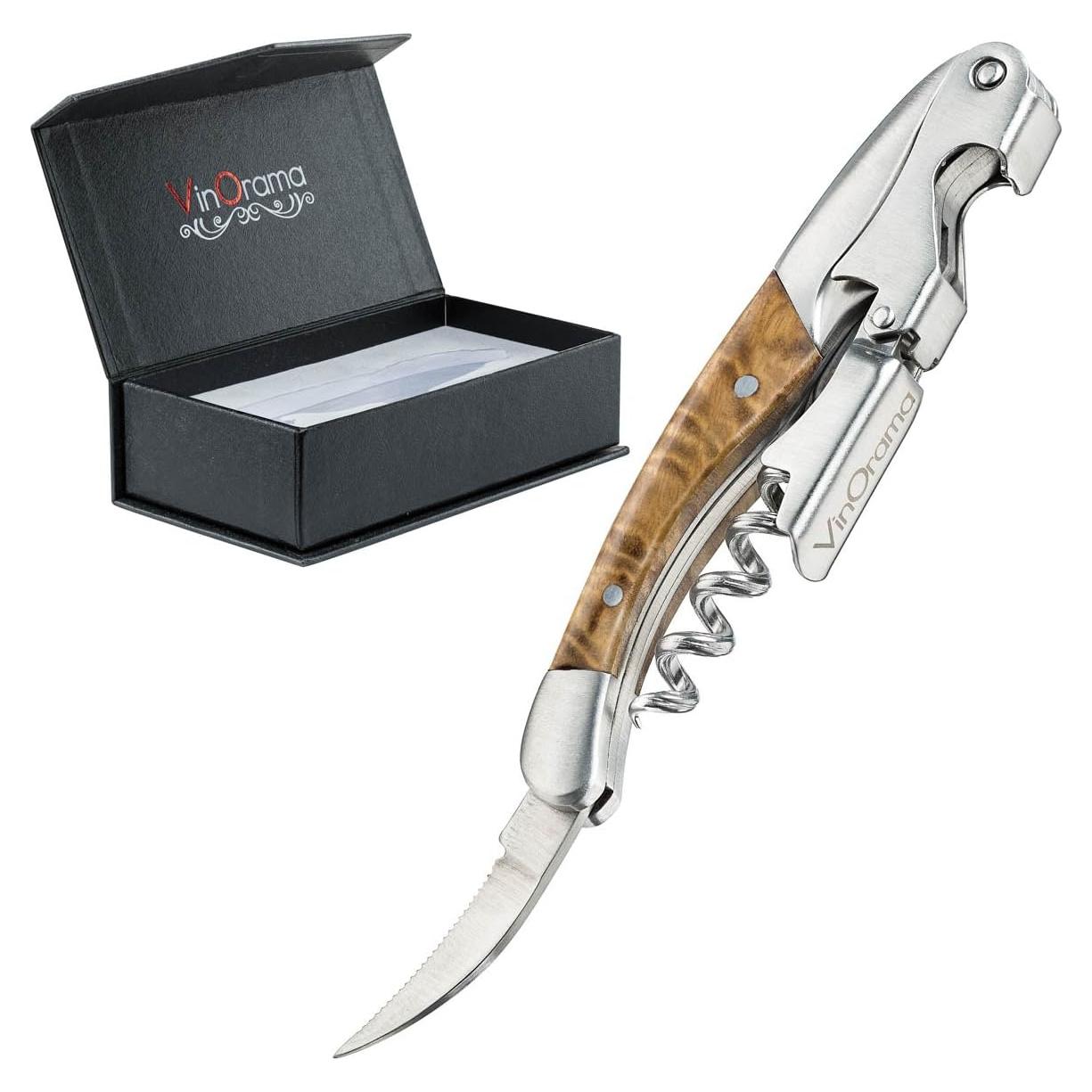 Sacacorchos 3-en-1 VinOrama con Mango de Palisandro