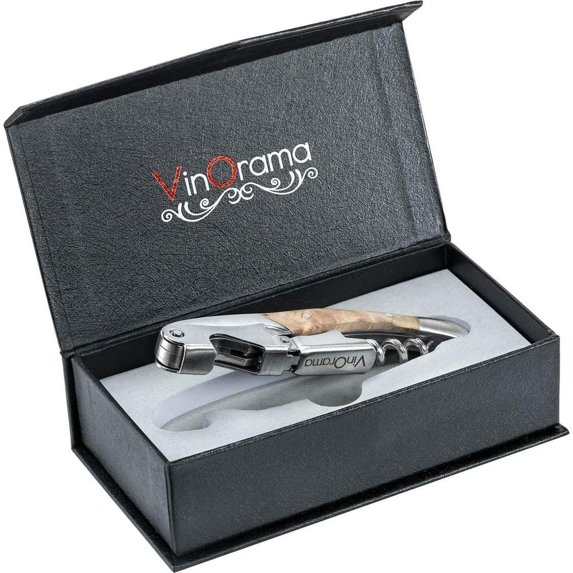 Sacacorchos 3-en-1 VinOrama con Mango de Palisandro