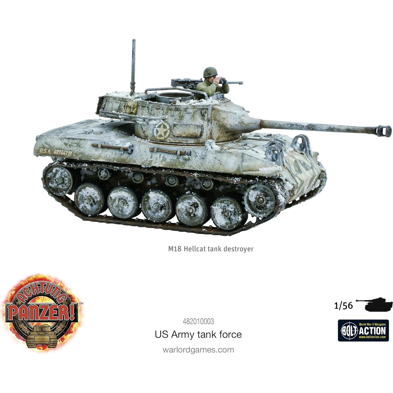 Kit de Modelo de Guerra de Mesa Warlord 1:56 Tanques EE.UU.
