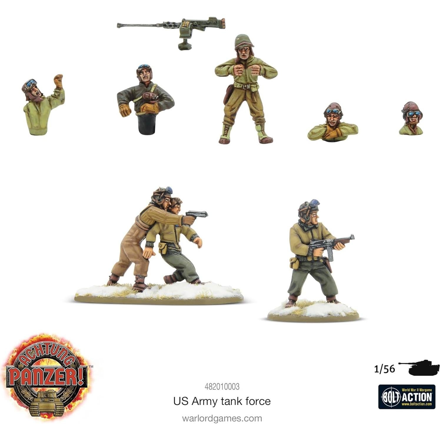 Kit de Modelo de Guerra de Mesa Warlord 1:56 Tanques EE.UU.