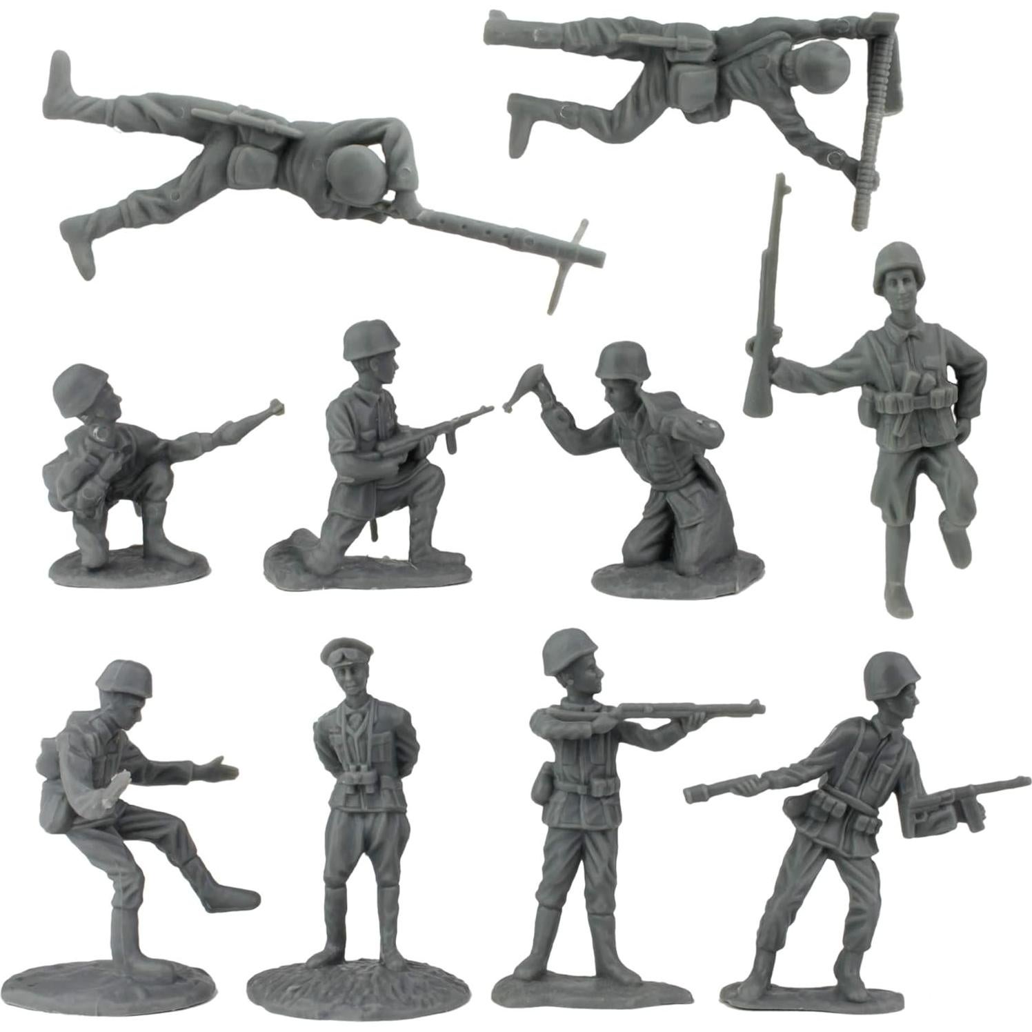 Juego de Batalla de Tanques BMC D-Day+ 36 Soldados y Accesorios