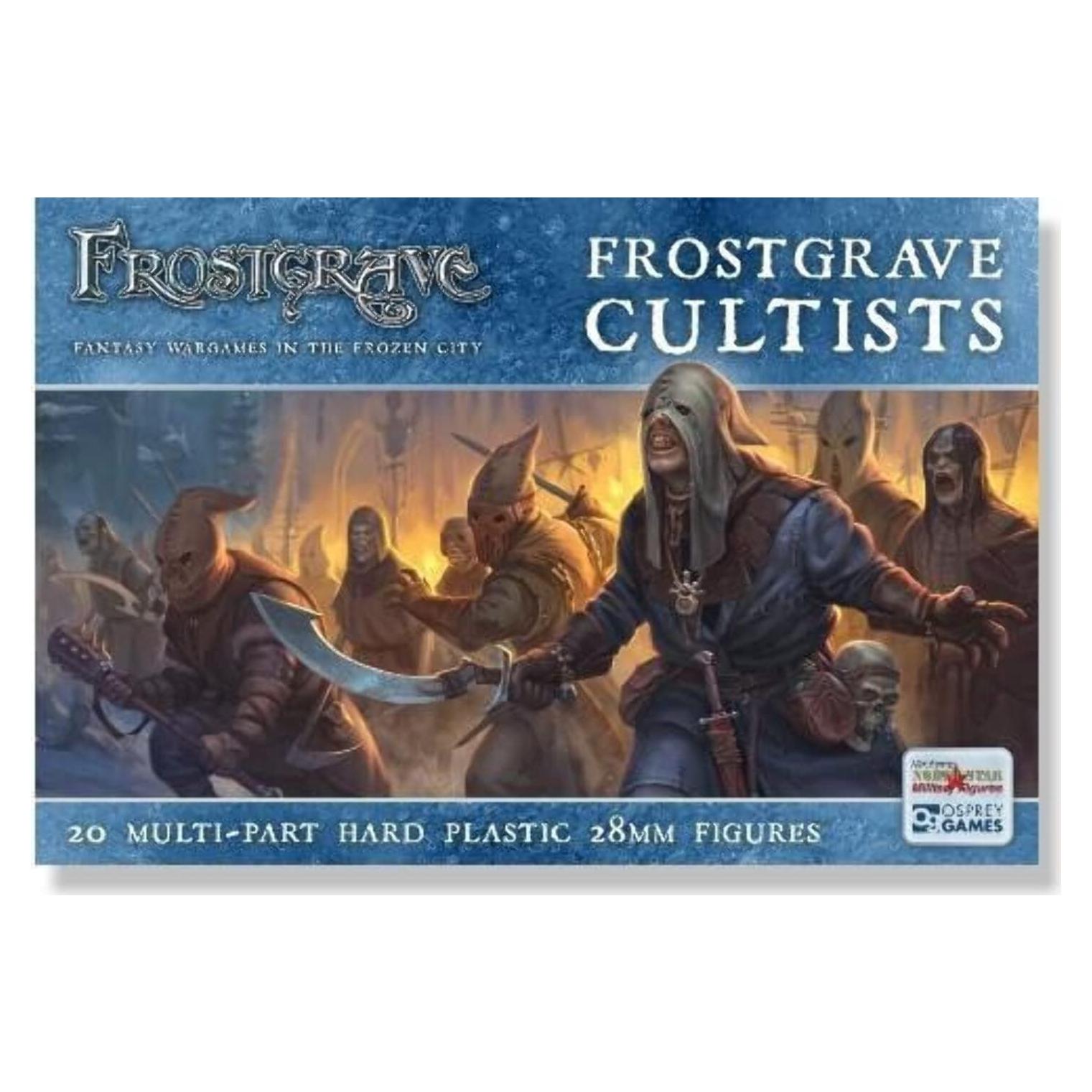 Cultistas de Frostgrave - 20 Figuras 28 mm Sin Pintar