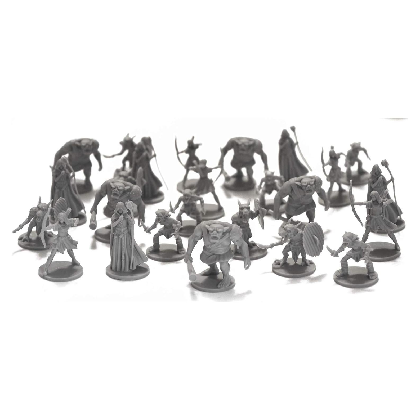 Miniaturas de Fantasía Drunk'n Dragon 25 Piezas Sin Pintar