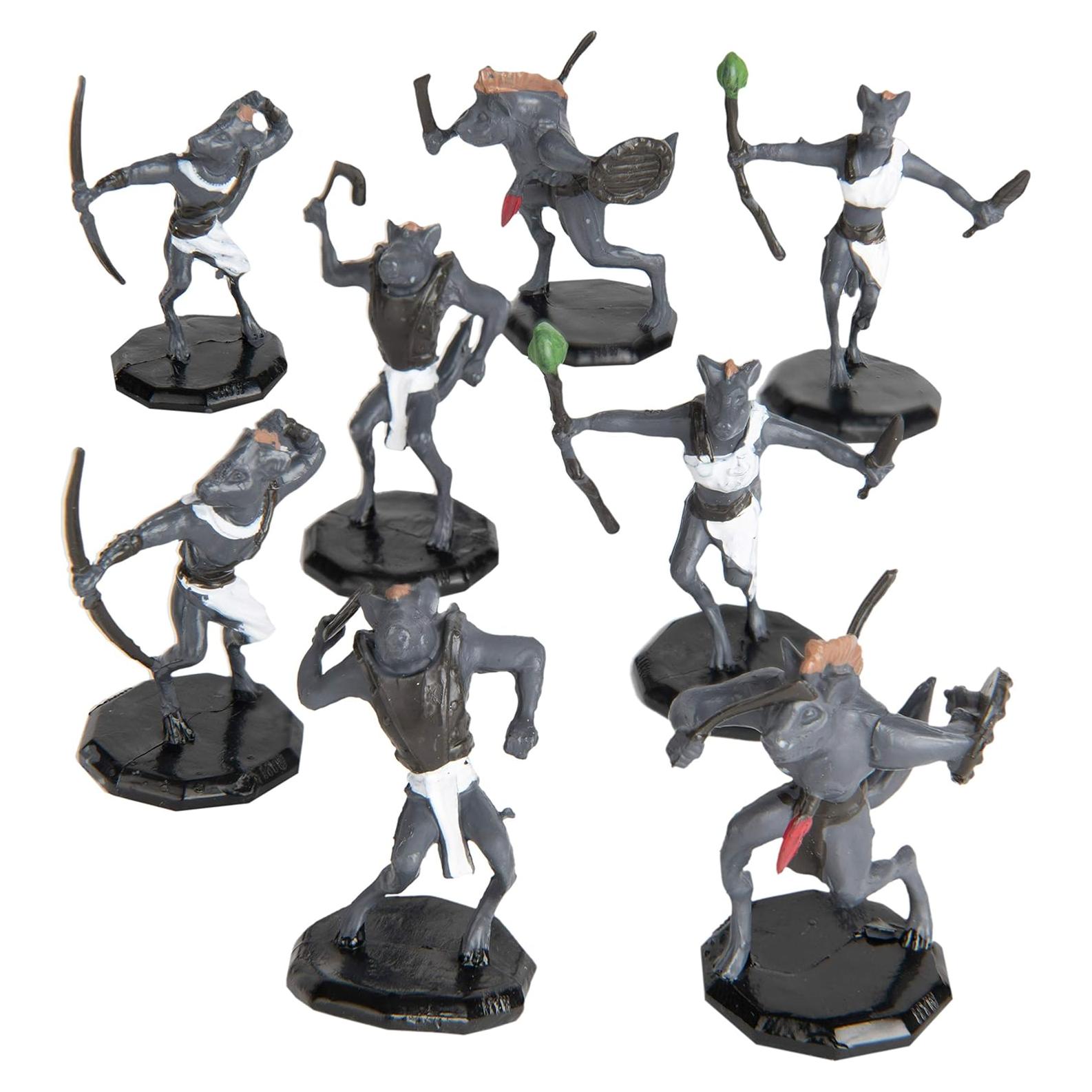 Figuras Miniaturas Gnoll Fantasía Monster Protectors - 8 Piezas 2,54 cm