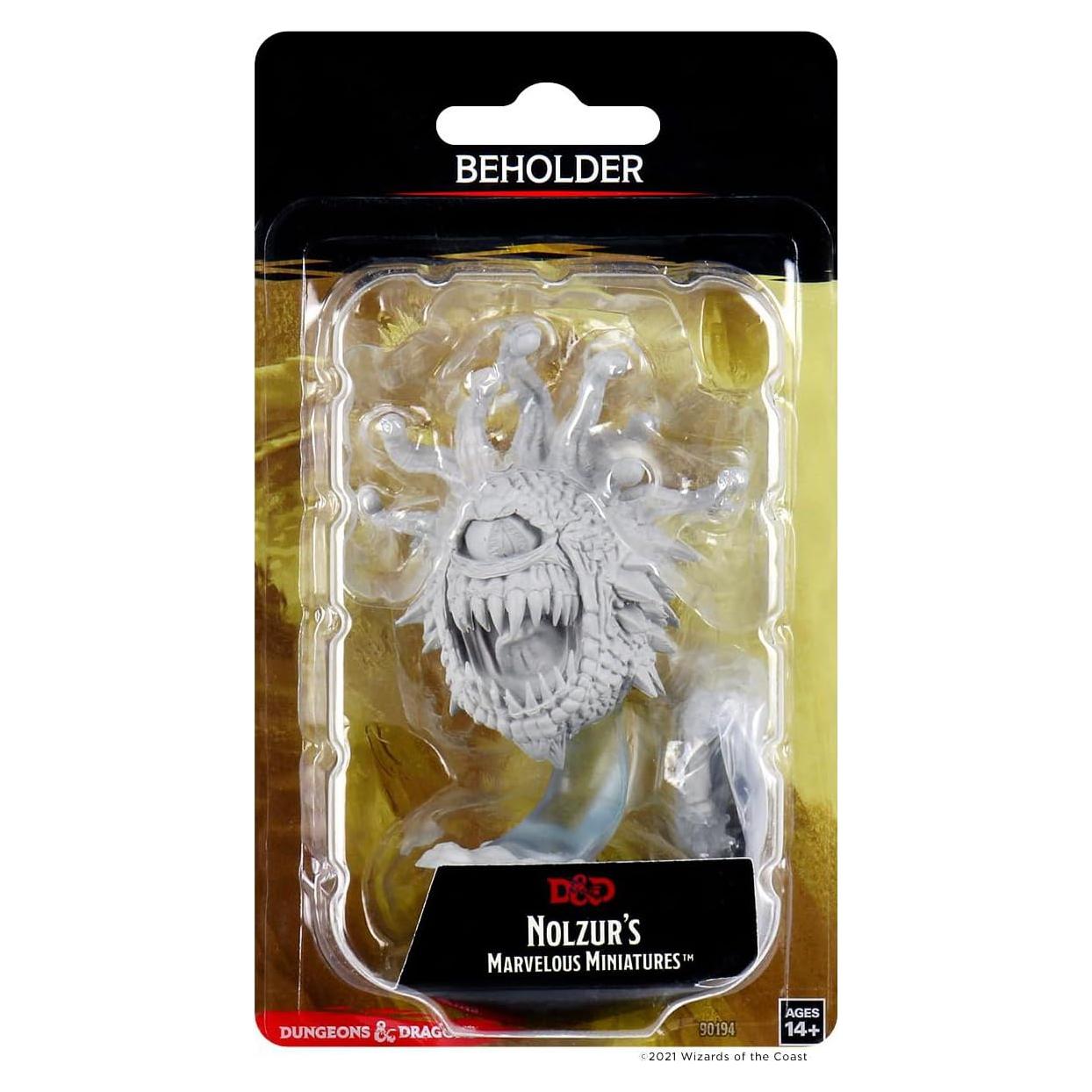 Miniaturas D&D Nolzur Beholder Sin Pintar 10x12.7 cm