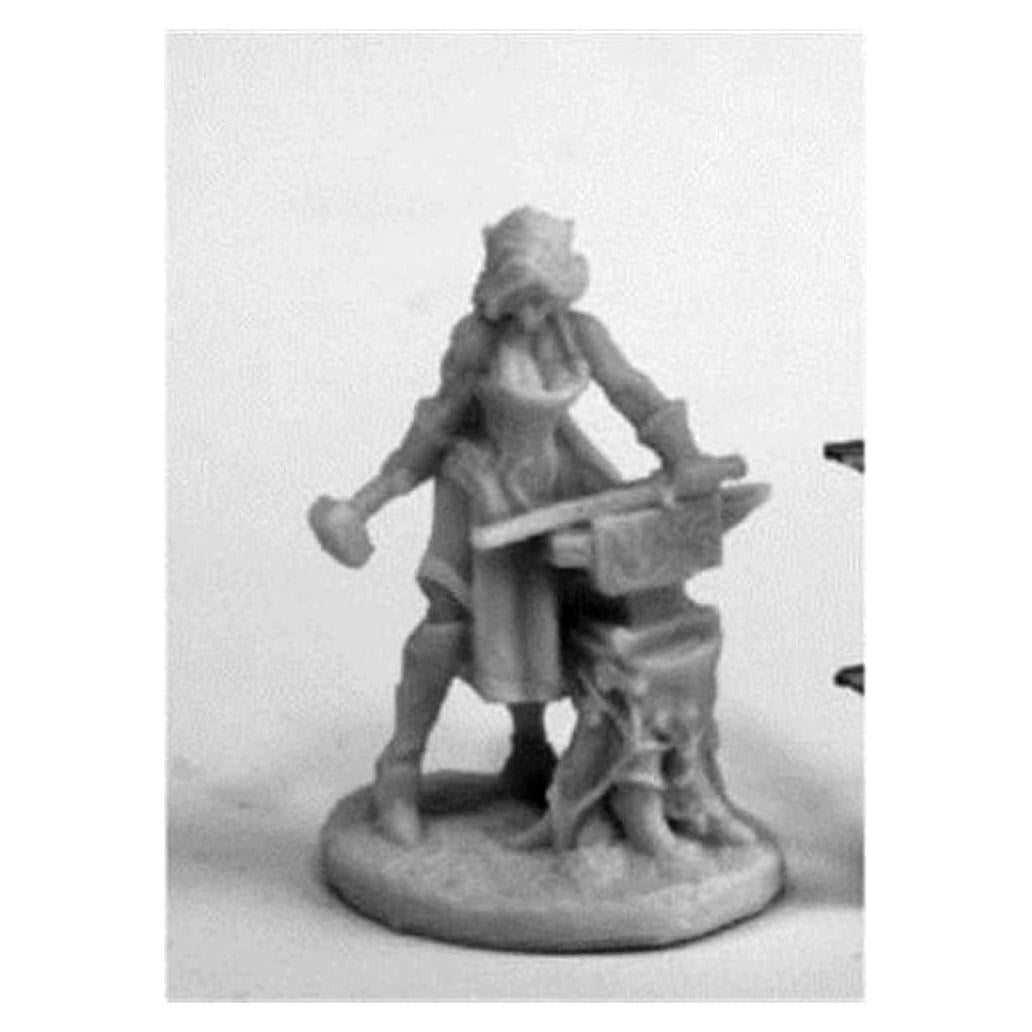 Miniatura Herrero Élfico Laril Silverhand 25mm Reaper