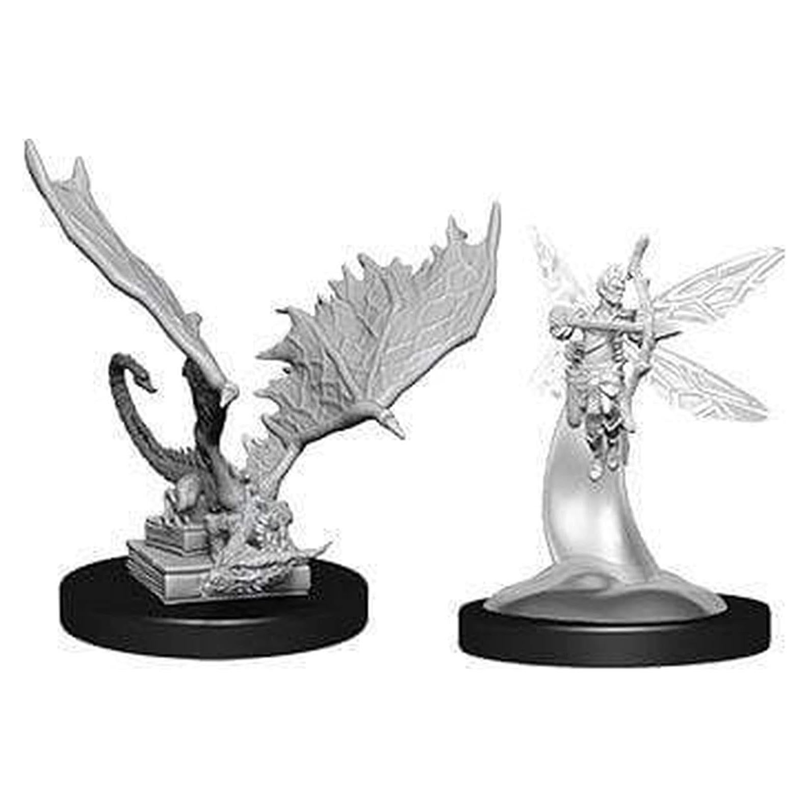 Miniaturas D&D Nolzur Hadas y Dragones Pseudodracos 4u