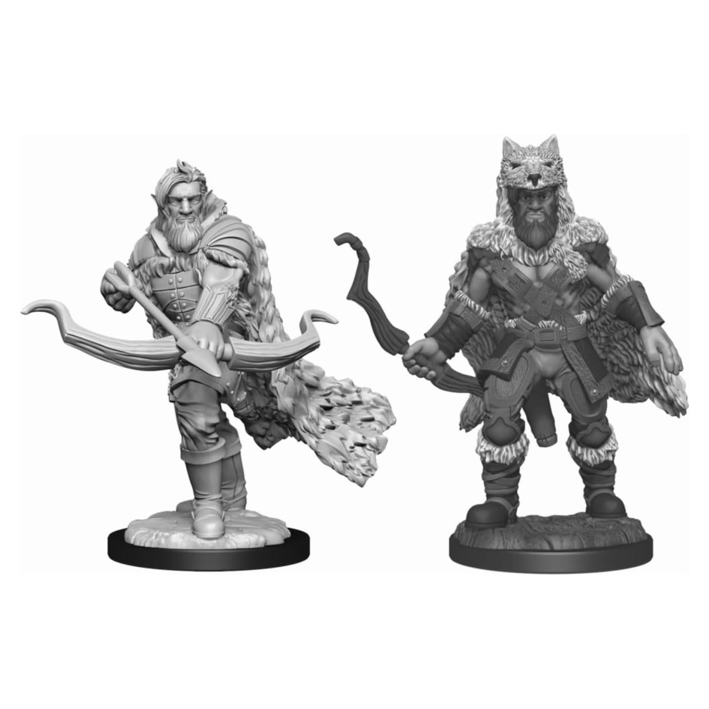 Miniaturas D&D Nolzur Ranger Firbolg Masculino 6 Unidades