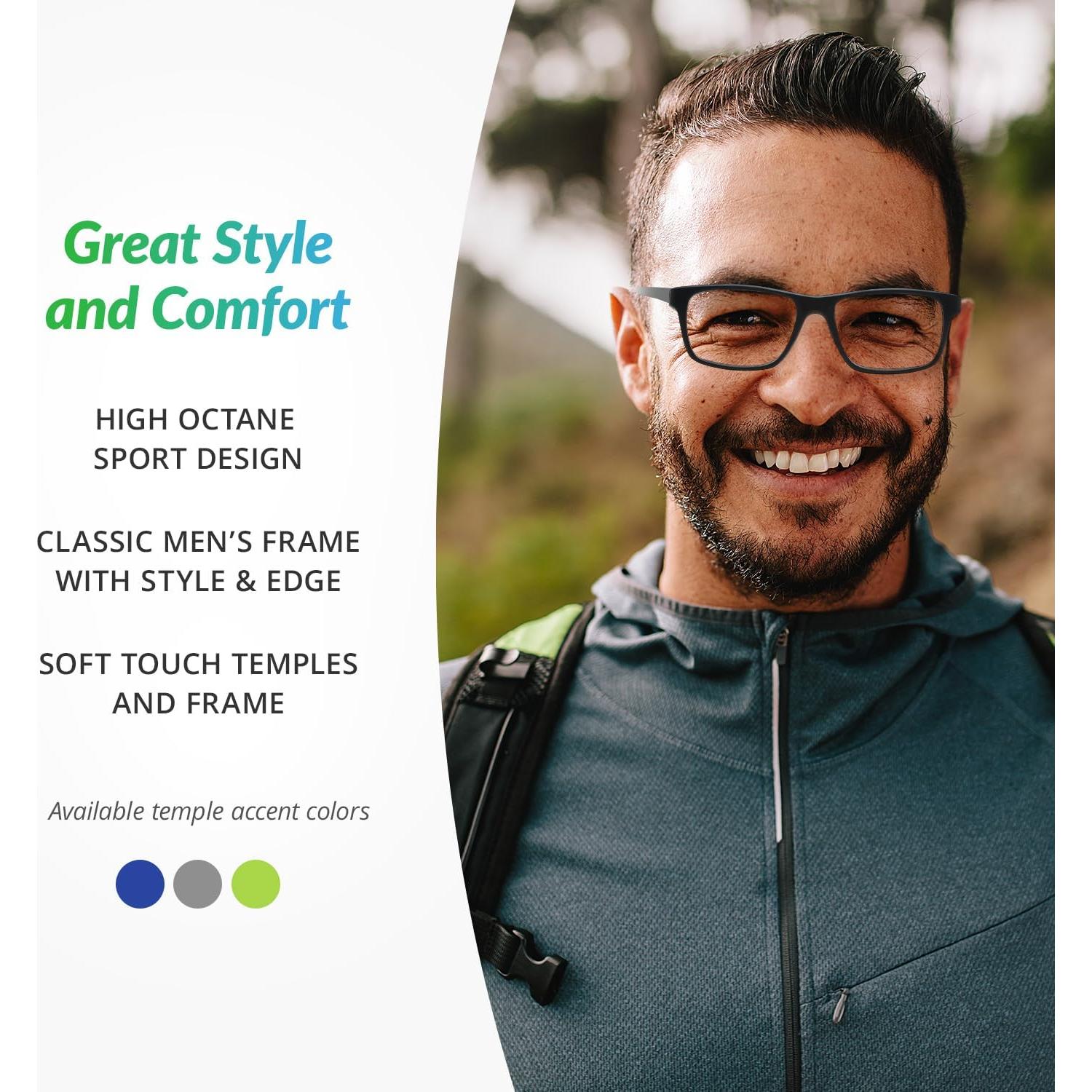 Gafas de lectura Sportex AR4163 +2.50 Verde para hombres