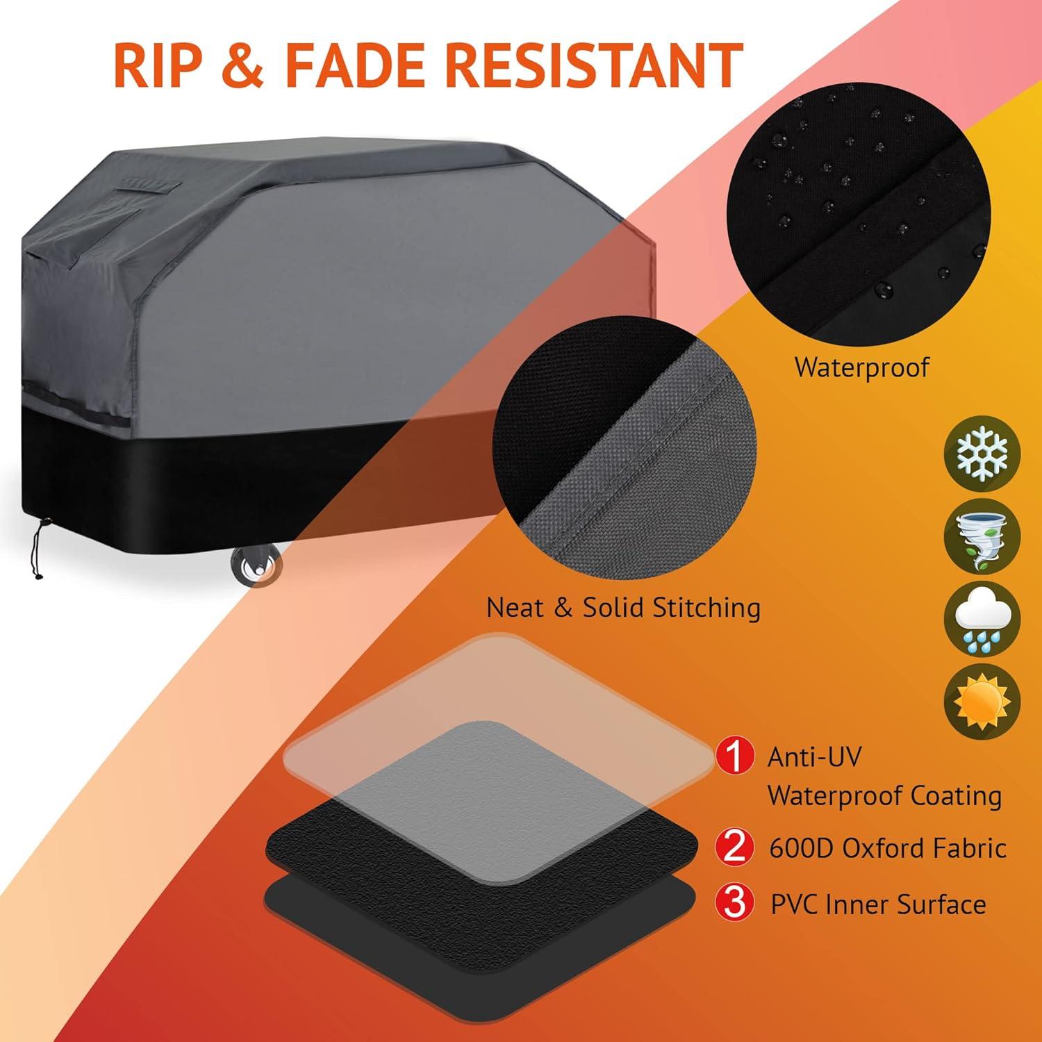 Funda de Parrilla Waykea 76 cm Resistente al Agua y UV