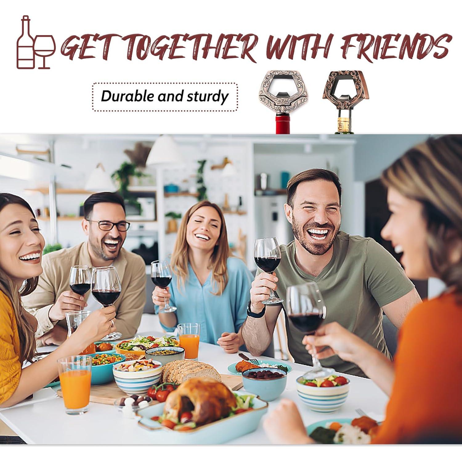 Abrebotellas de Vino KERHAND 3 en 1 Cobre Multifuncional