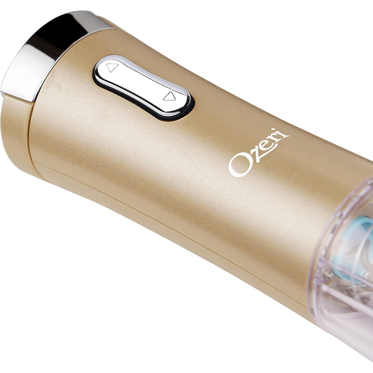 Ozeri Nouveaux II Abrebotellas Eléctrico Oro con Cortador