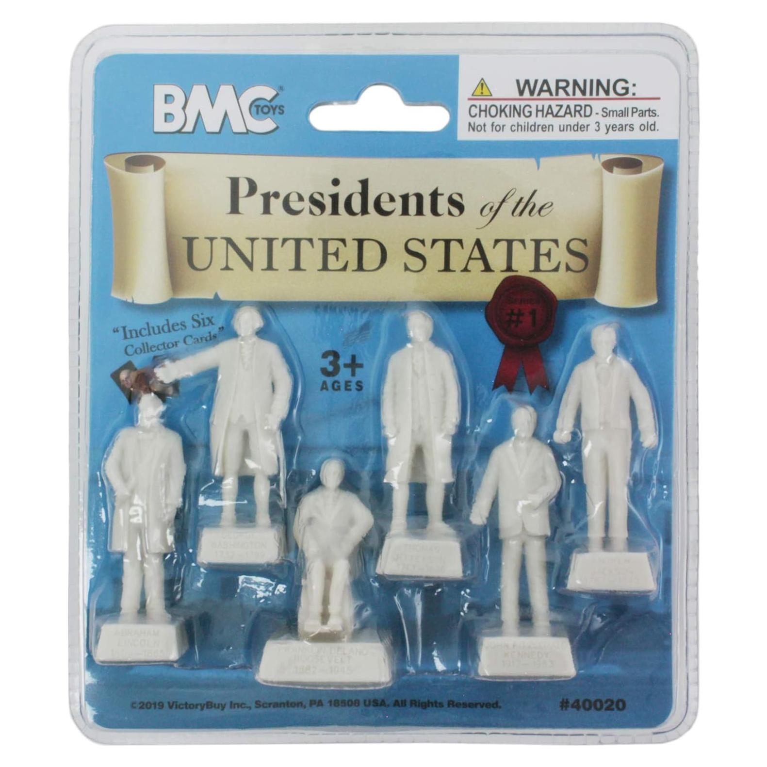 Figuras de Presidentes de EE.UU. BMC Toys Serie 1 - 6 Piezas