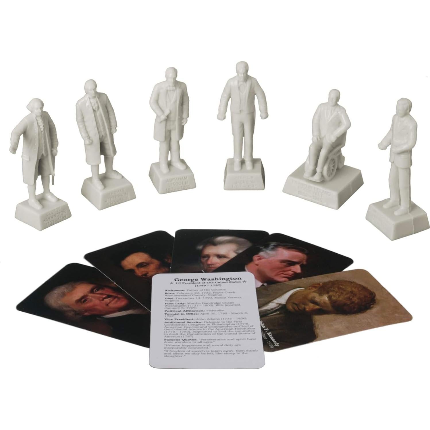 Figuras de Presidentes de EE.UU. BMC Toys Serie 1 - 6 Piezas