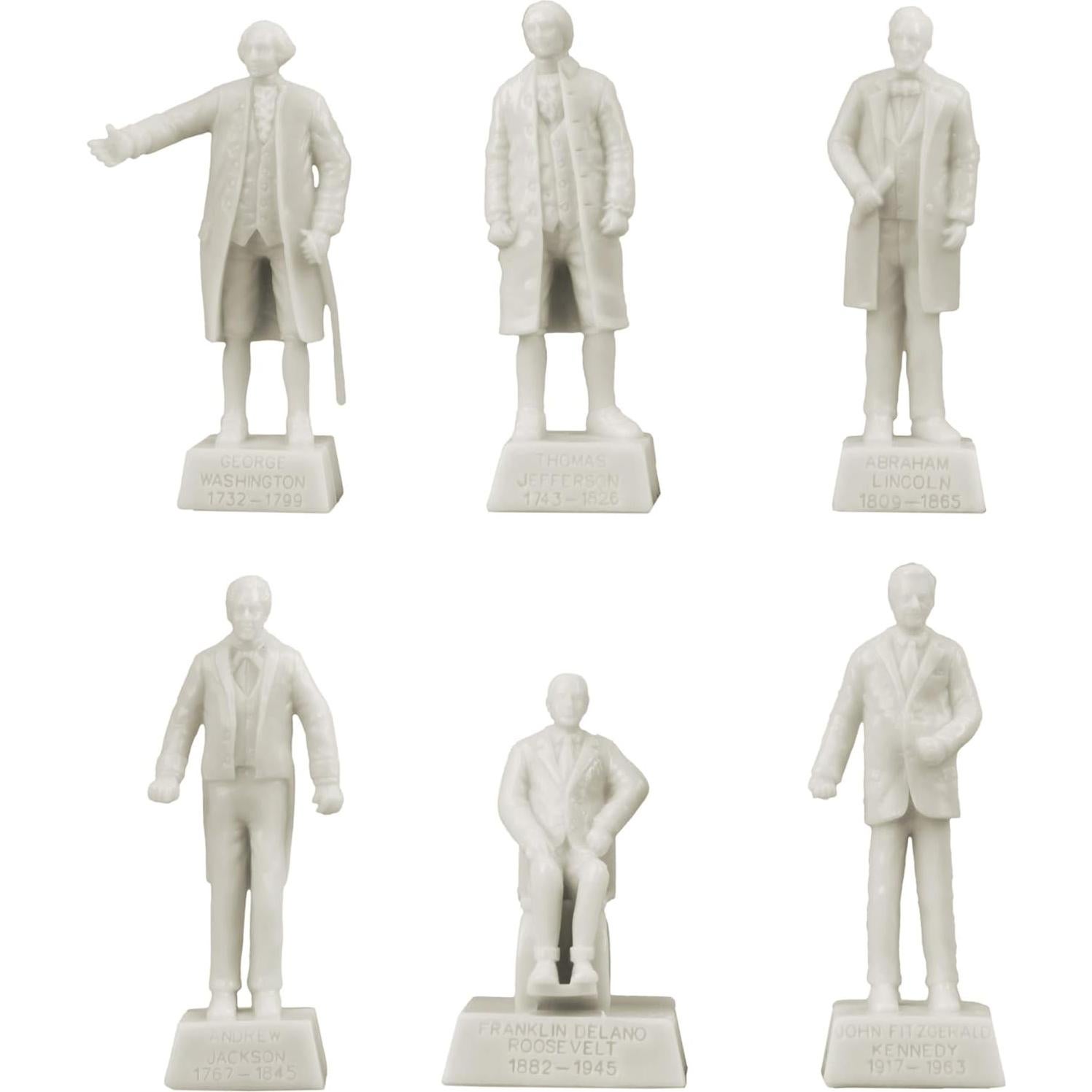 Figuras de Presidentes de EE.UU. BMC Toys Serie 1 - 6 Piezas