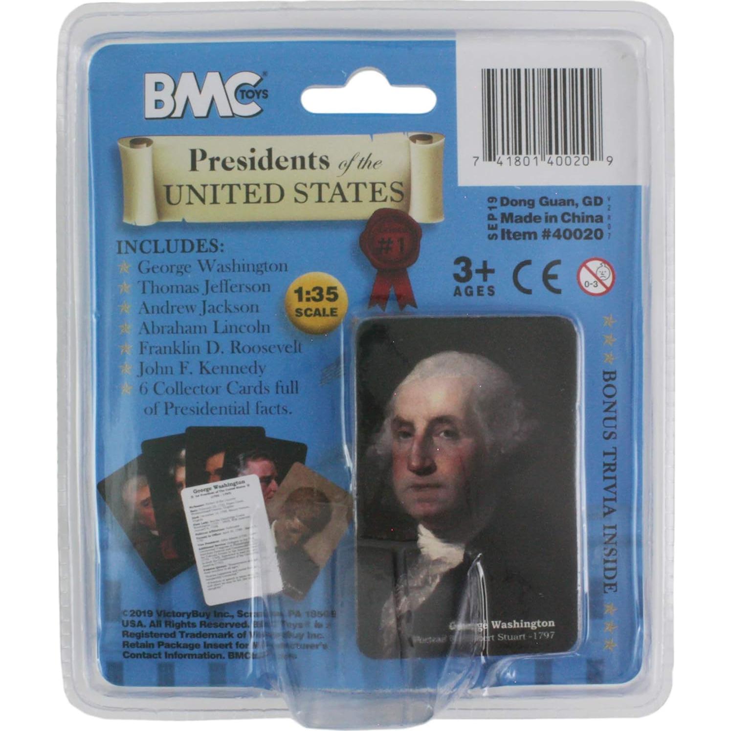 Figuras de Presidentes de EE.UU. BMC Toys Serie 1 - 6 Piezas