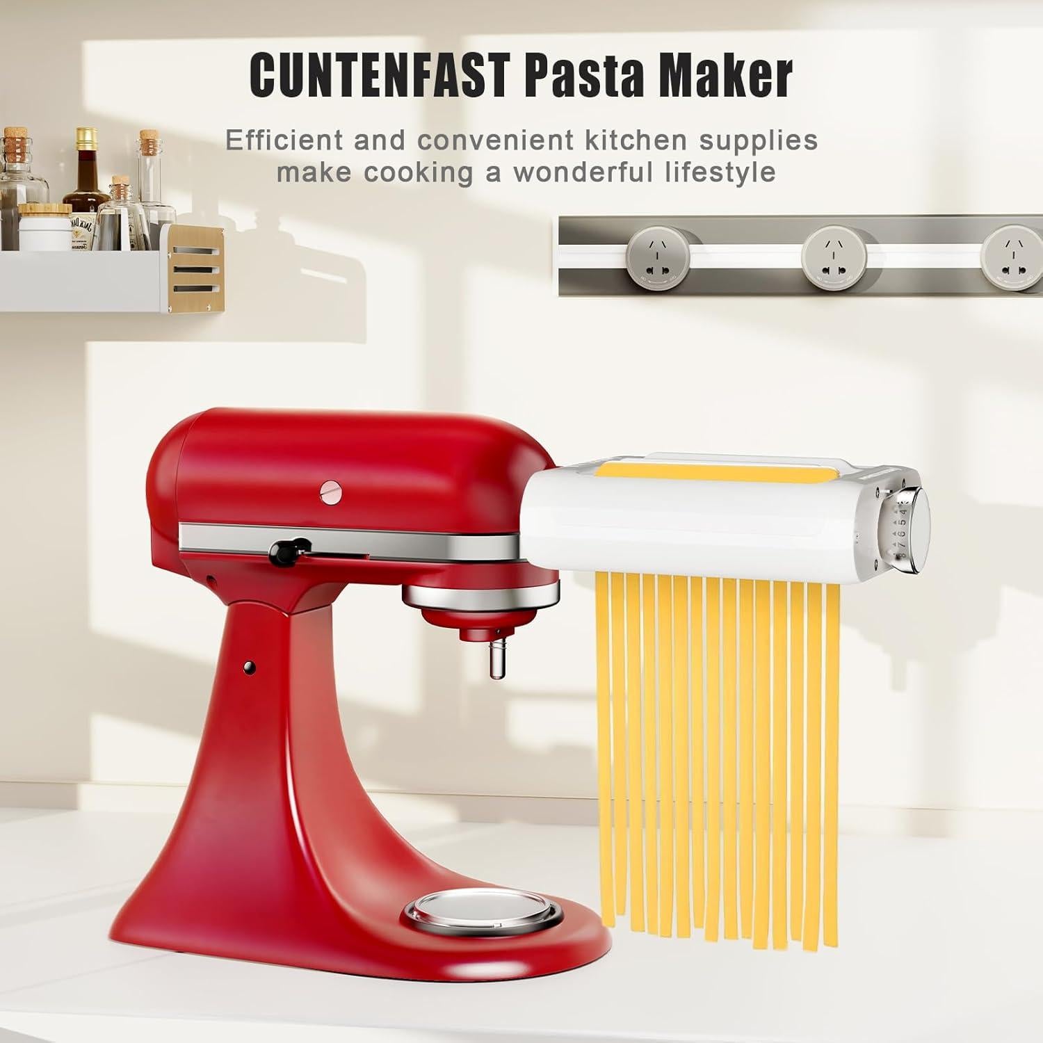Accesorio 3 en 1 para Pasta KitchenAid CUNTENFAST - Acero Inoxidable