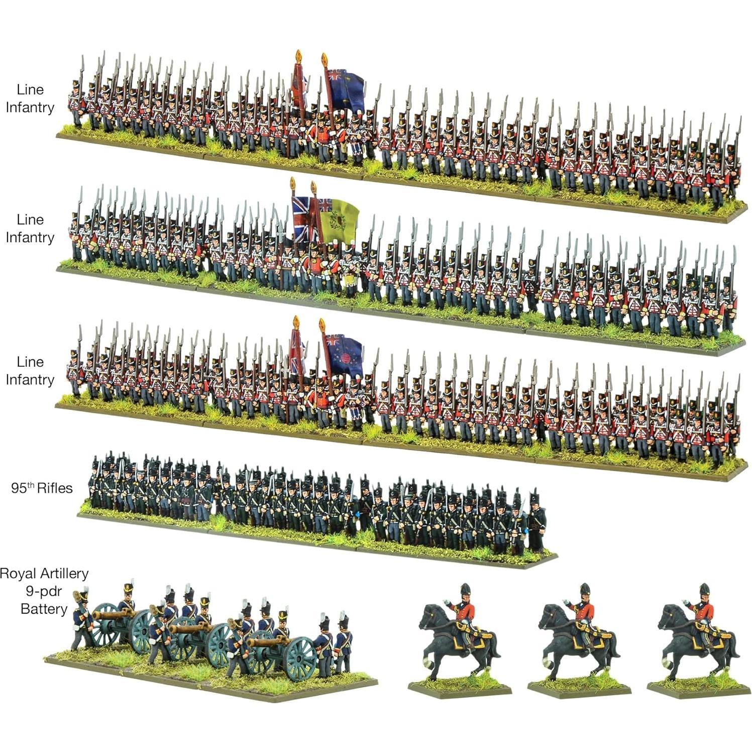 Miniaturas Warlord Games Brigada Infantería Británica 28mm