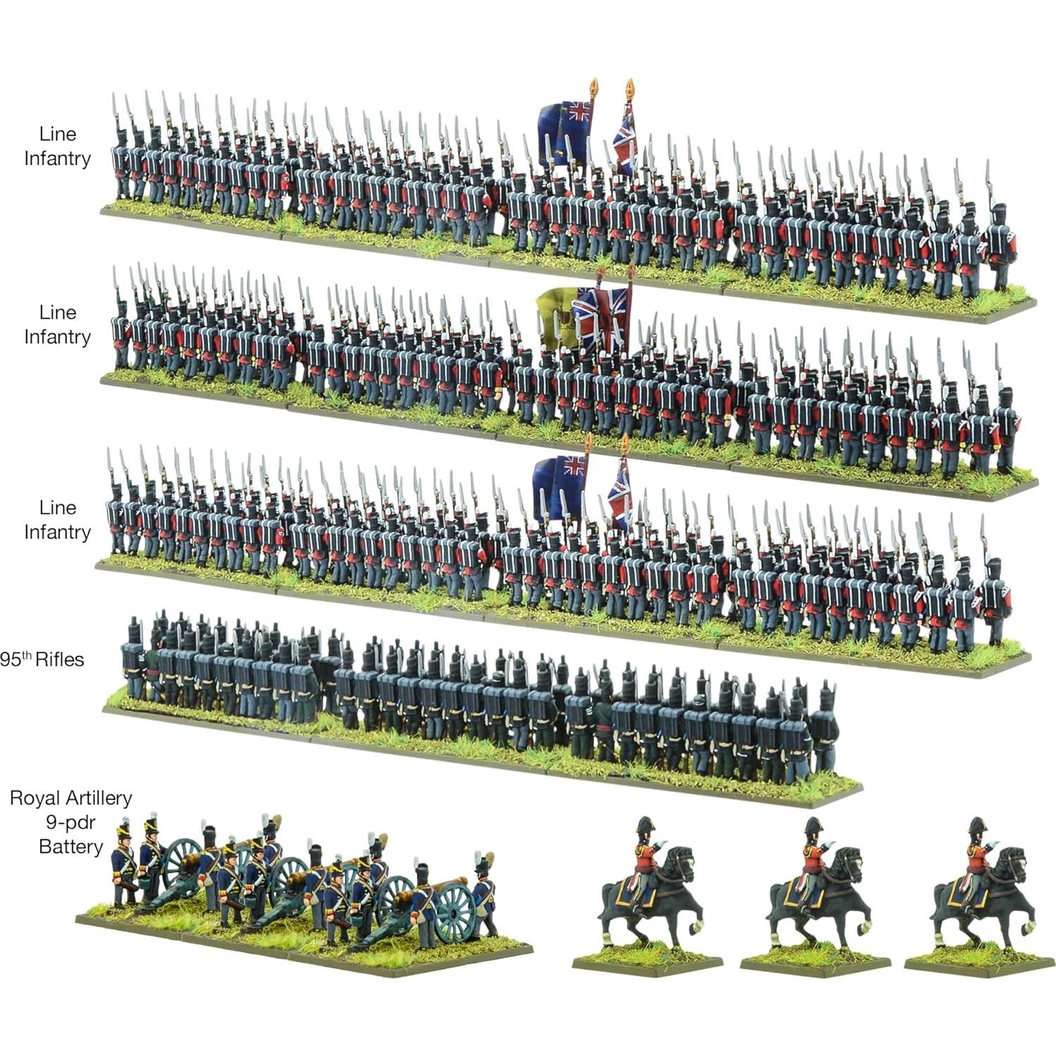 Miniaturas Warlord Games Brigada Infantería Británica 28mm