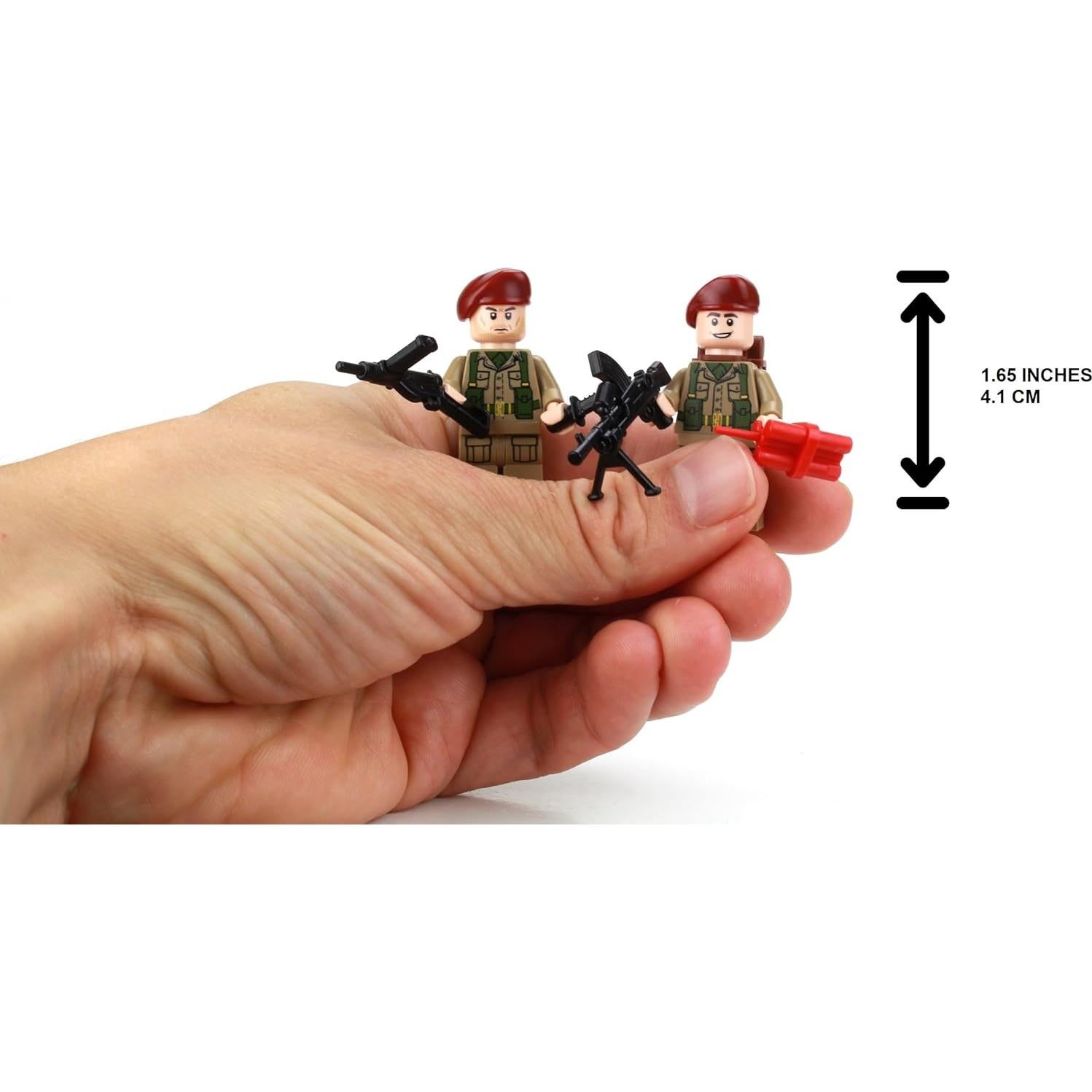 Minifigura Coleccionable SAS Británicos 4,06 cm Battle Brick