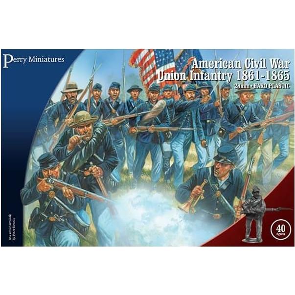 Miniaturas Infantería Unión Guerra Civil Americana 28mm Perry